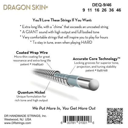 DR Strings Dragon Skin+ DEQ-9/46