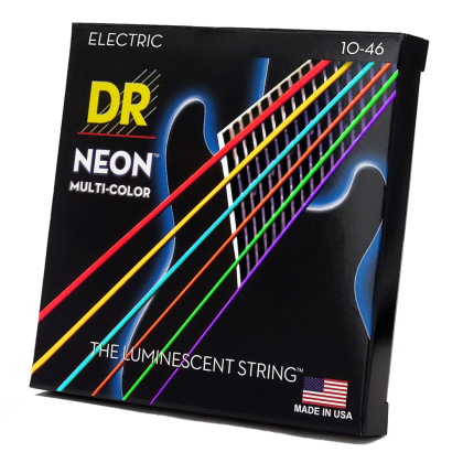 DR Strings Neon Multi-Color NMCE-10