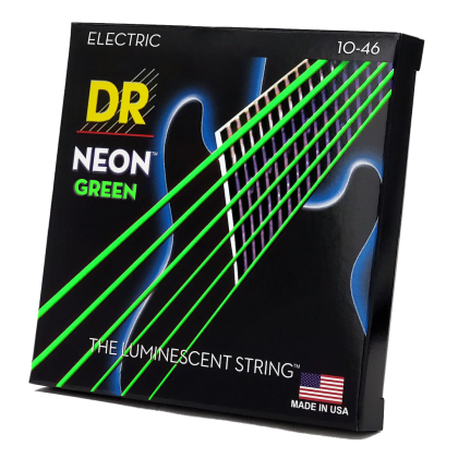 DR Strings Neon Green NGE-10