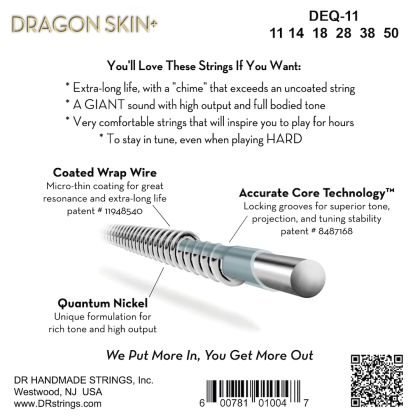 DR Strings Dragon Skin+ DEQ-11