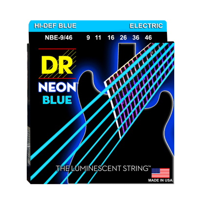 DR Strings Neon Blue NBE-9/46