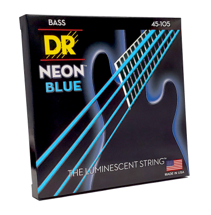 DR Strings Neon Blue NBB-45