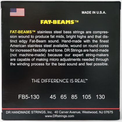 DR Strings Fat-Beams FB5-130