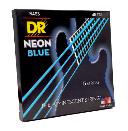 DR Strings Neon Blue NBB5-45