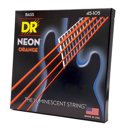 DR Strings Neon Orange NOB-45