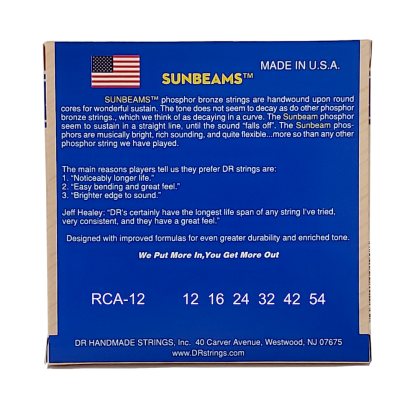 DR Strings Sunbeams RCA-12