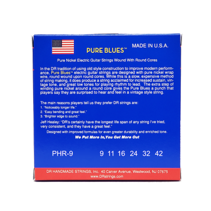 DR Strings Pure Blues PHR-9