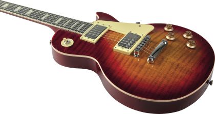 EKO VL-480 Aged Cherry Sunburst Flamed