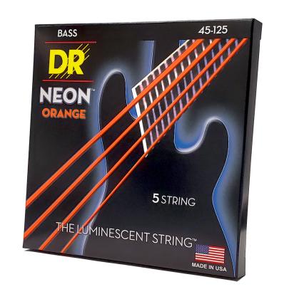 DR Strings Neon Orange NOB5-45