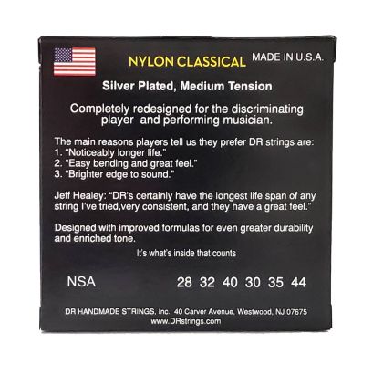 DR Strings Classical Nylon NSA