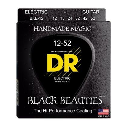 DR Strings Black Beauties BKE-12