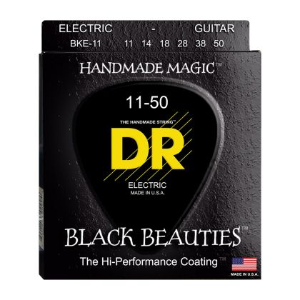 DR Strings Black Beauties BKE-11