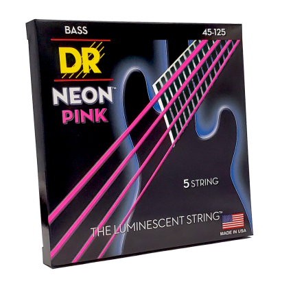 DR Strings Neon Pink NPB5-45
