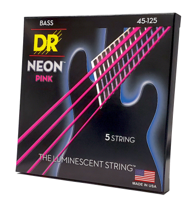 DR Strings Neon Pink NPB5-45