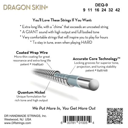 DR Strings Dragon Skin+ DEQ-9