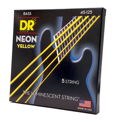 DR Strings Neon Yellow NYB5-45