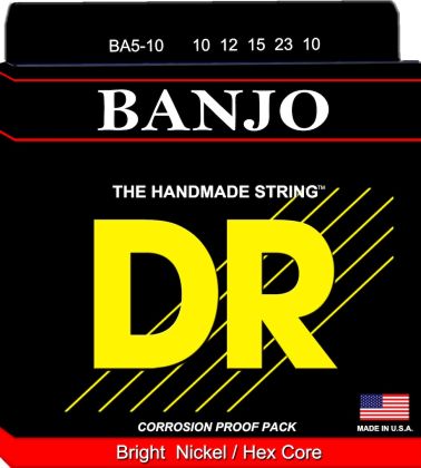 DR Strings Banjo 5 String BA5-10