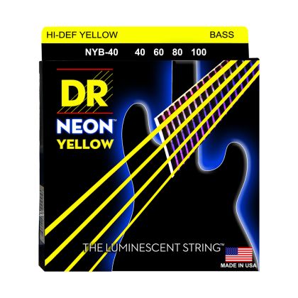 DR Strings Neon Yellow NYB-40