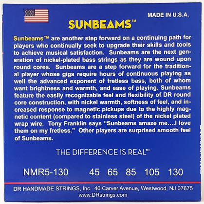 DR Strings Sunbeams NMR5-130