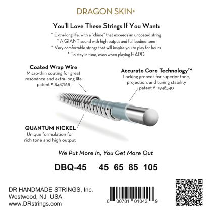 DR Strings Dragon Skin+ DBQ-45