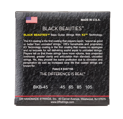 DR Strings Black Beauties BKB-45