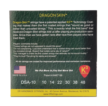 DR Strings Dragon Skin DSA-10