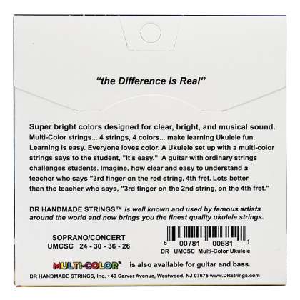 DR Strings Multi Color UMCSC