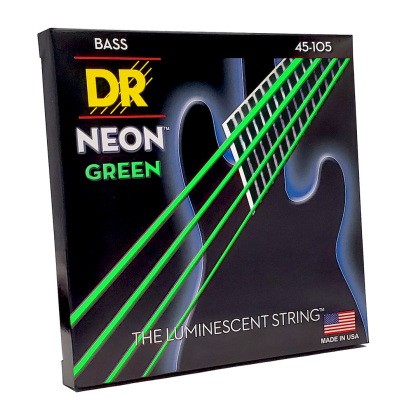 DR Strings Neon Green NGB-45