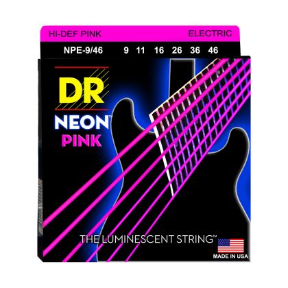 DR Strings Neon Pink NPE-9/46