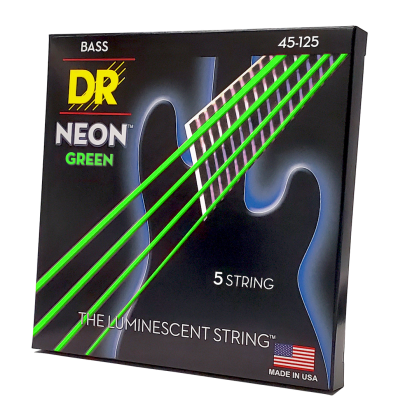 DR Strings Neon Green NGB5-45