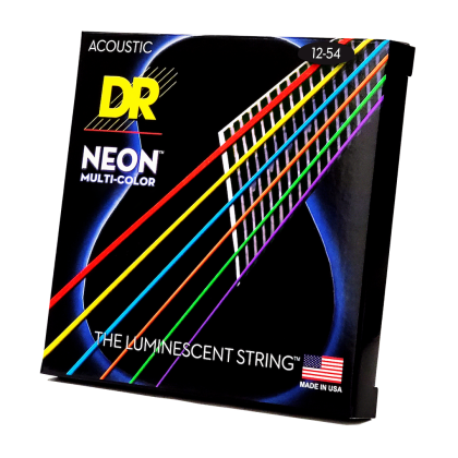 DR Strings Neon Multi-Color NMCA-12
