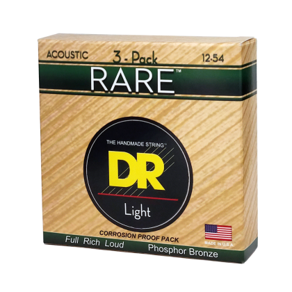 DR Strings Rare RPM-12-3PK