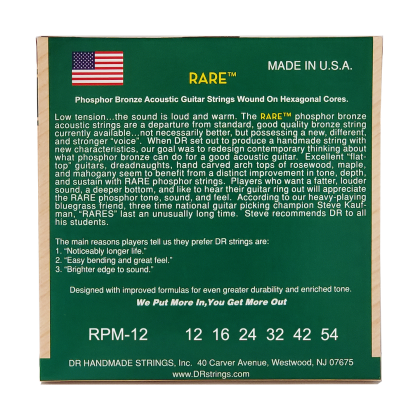 DR Strings Rare RPM-12-3PK
