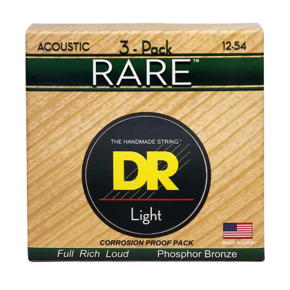 DR Strings Rare RPM-12-3PK