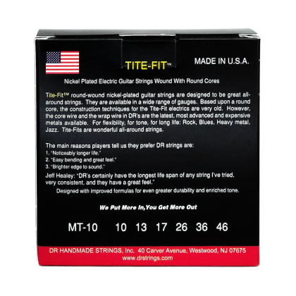 DR Strings Tite-Fit MT-10-3PK