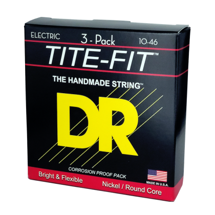 DR Strings Tite-Fit MT-10-3PK