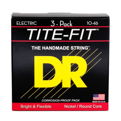 DR Strings Tite-Fit MT-10-3PK