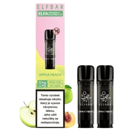 ELF Bar ELFA POD Apple Peach (Jablko a broskev) 20mg
