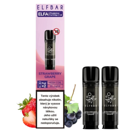 ELF Bar ELFA POD Strawberry Grape (Jahoda a hroznové víno) 20mg