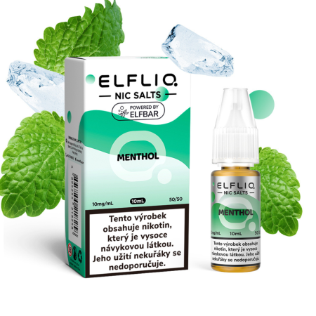 Elfliq Salt Menthol (Chladivý mentol) 10ml
