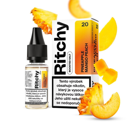 Ritchy Salt Pineapple Mango Peach (Ananas, mango a broskev) 10ml