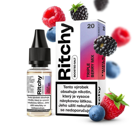 Ritchy Salt Triple Berry Mix (Bobulovitý mix) 10ml