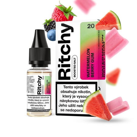 Ritchy Salt Watermelon Berry Gum (Melounová žvýkačka s lesními plody) 10ml
