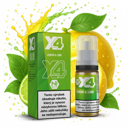 X4 Bar Juice Lemon & Lime (Citron a limetka) 10ml