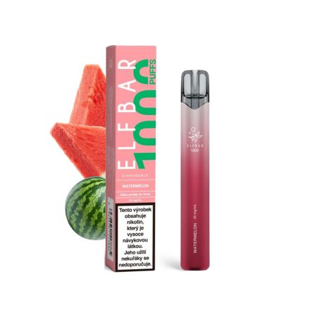 Elf Bar 1000 Disposable Pod Kit Watermelon (Vodní meloun)  20 mg