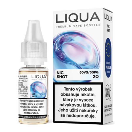 Liqua Nic Salt Shot Booster (VG50/PG50) 20mg, 5x10ml