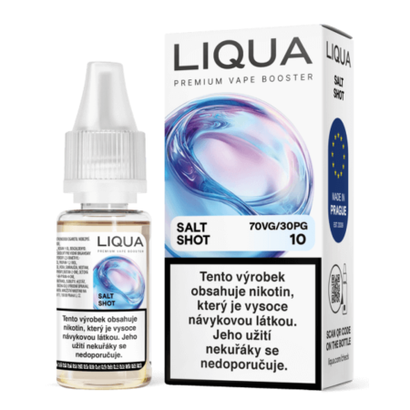 Liqua Nic Salt Shot Booster 10ml (VG70/PG30) 20mg