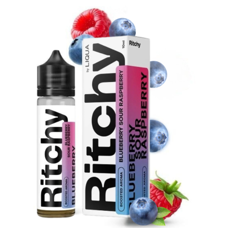 Ritchy BLUEBERRY SOUR RASPBERRY (borůvka a kyselá malina) 10ml
