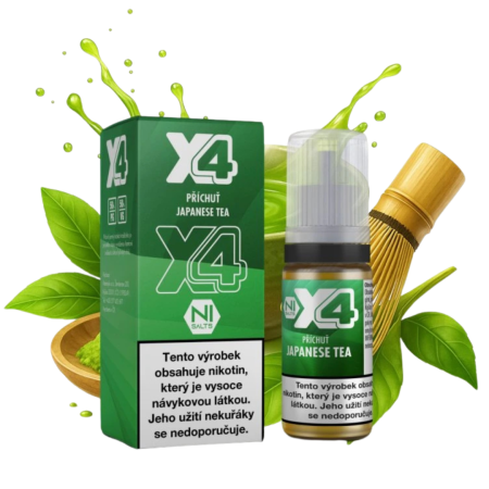 X4 Bar Juice Japanese Tea (Japonský čaj) 10ml