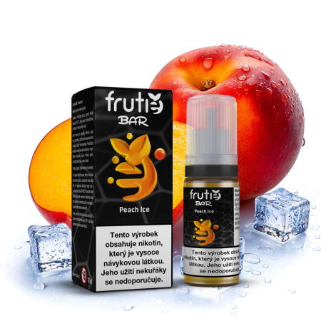 Frutie BAR Juice Peach Ice (Chladivá broskev) - bez nikotinu 10ml
